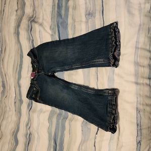 Very cute est 89 place ruffle flare jeans size 4T